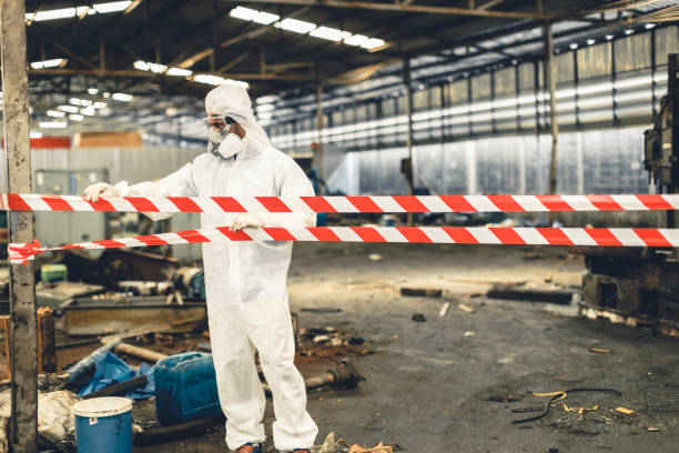Professional Infectious Disease Decontamination technician working in New Boston, NH